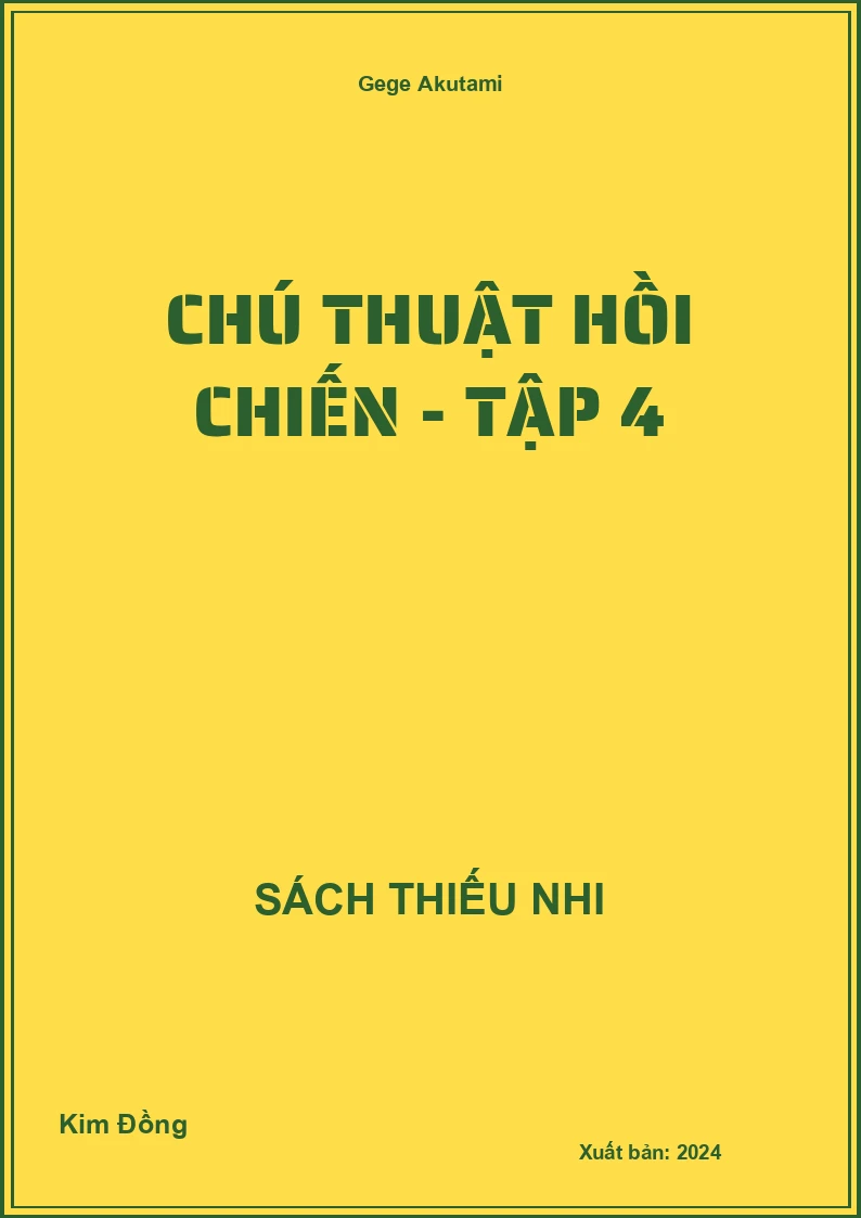 Chú thuật hồi chiến - tập 4