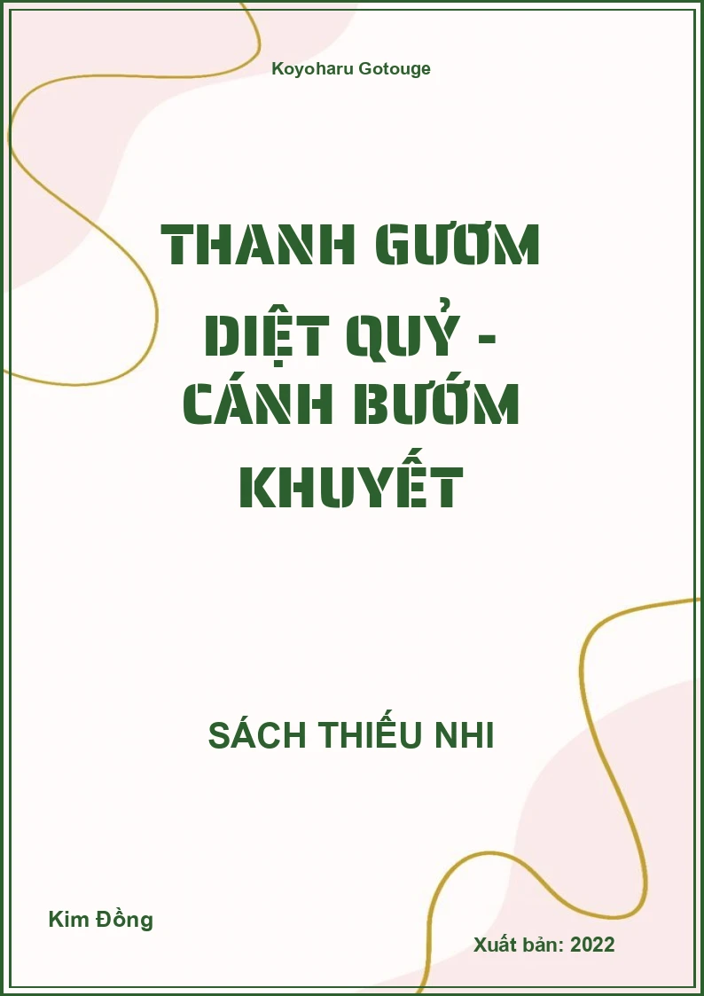 Thanh gươm diệt quỷ - cánh bướm khuyết