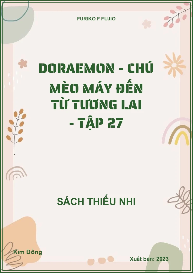Doraemon - chú mèo máy đến từ tương lai - tập 27