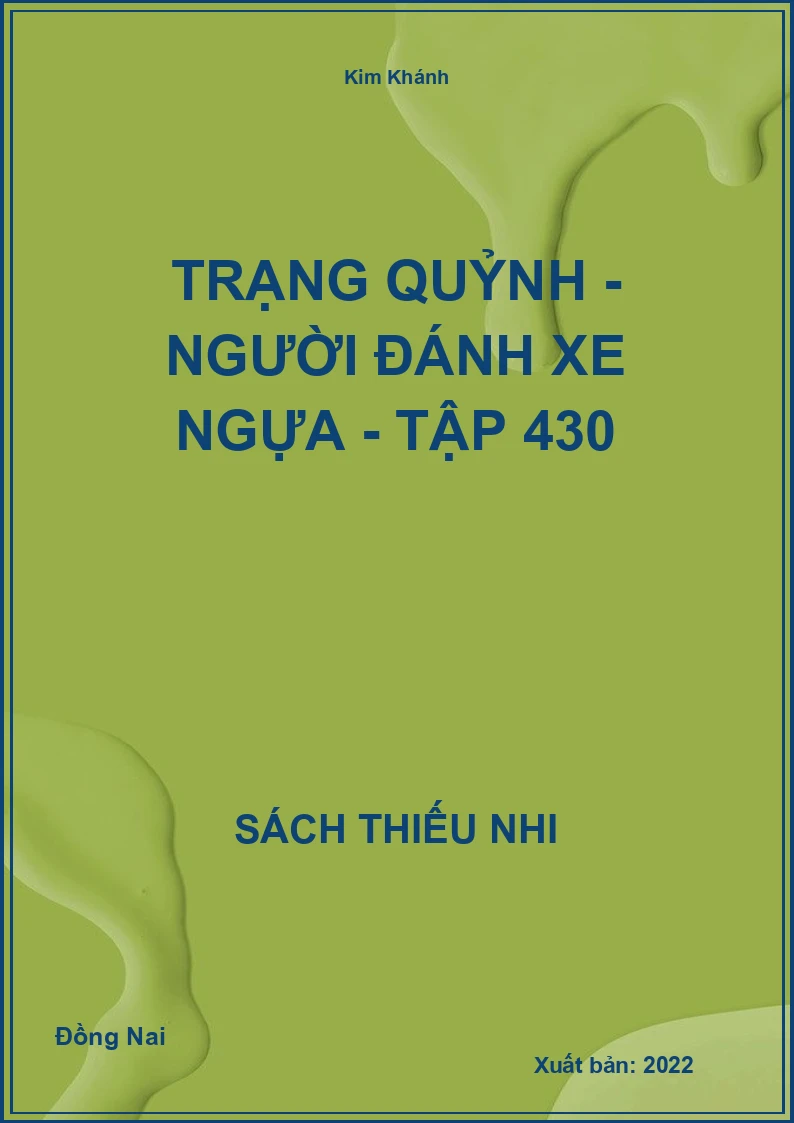 Trạng Quỷnh - người đánh xe ngựa - tập 430