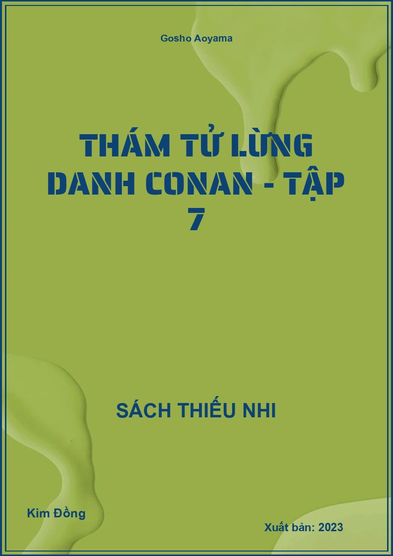 Thám tử lừng danh conan - tập 7