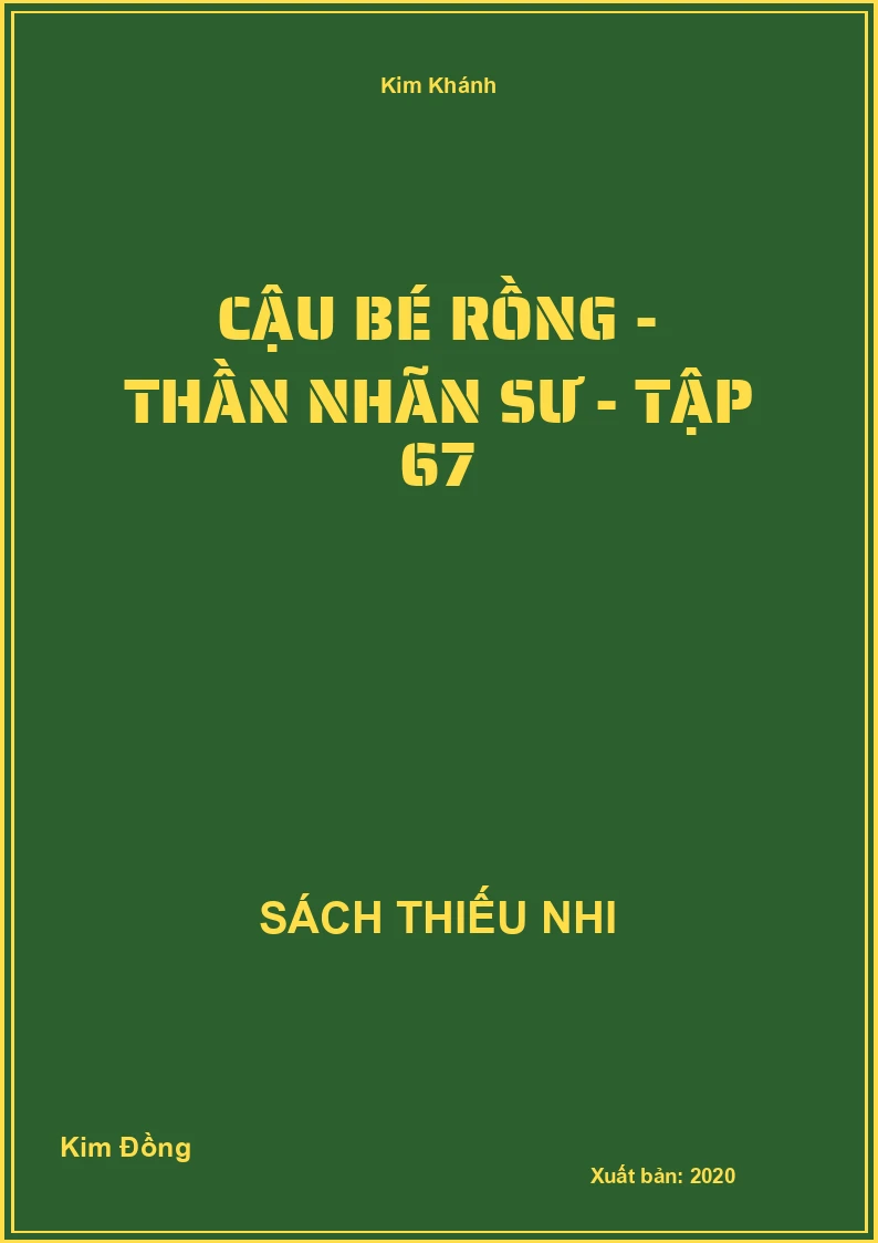 Cậu bé rồng - Thần nhãn sư - tập 67