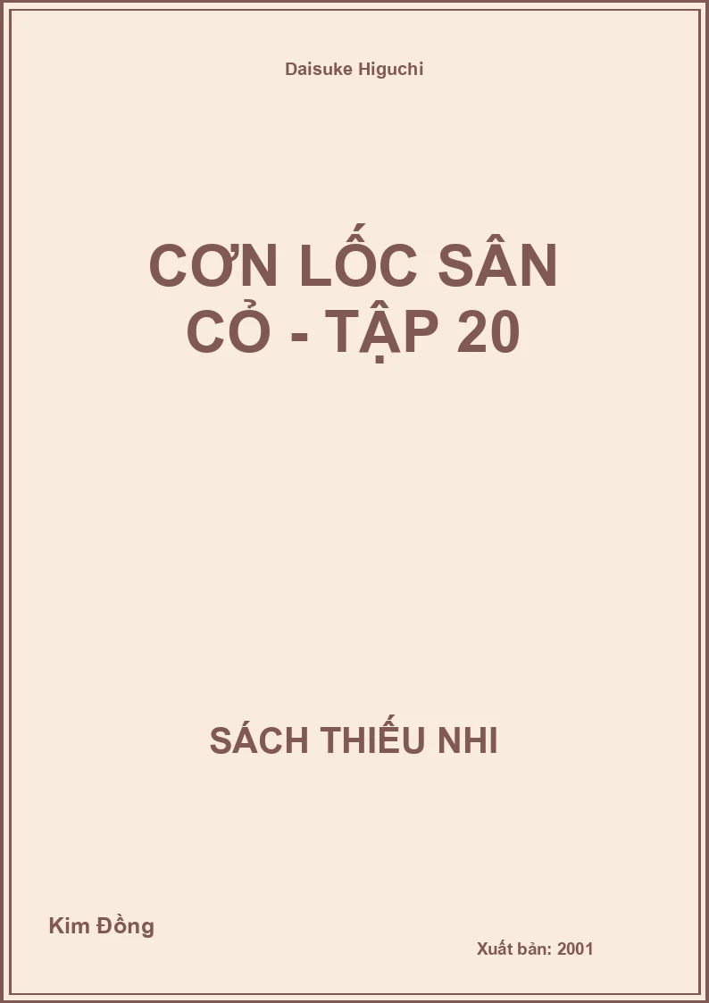 Cơn lốc sân cỏ - tập 20