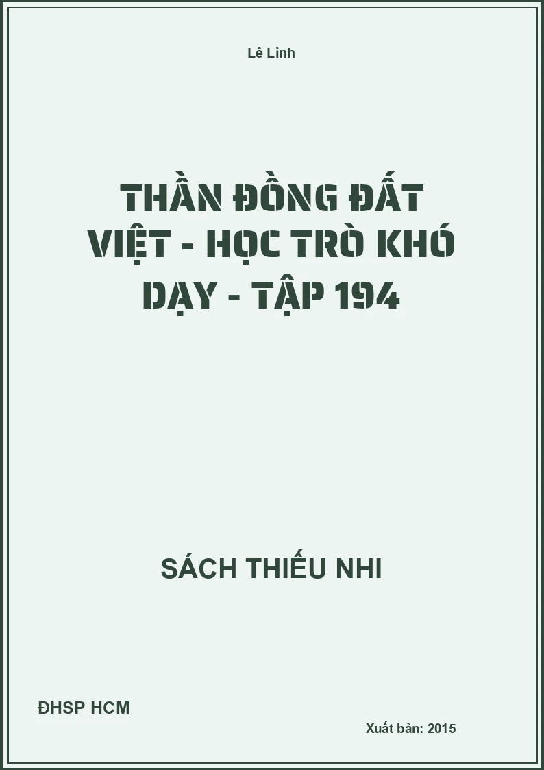 Thần đồng đất việt - học trò khó dạy - tập 194