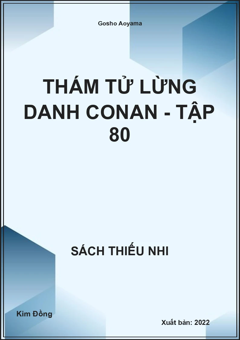 Thám tử lừng danh conan - tập 80