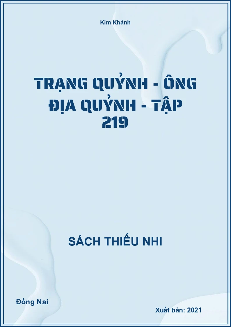 Trạng quỷnh - ông địa quỷnh - tập 219