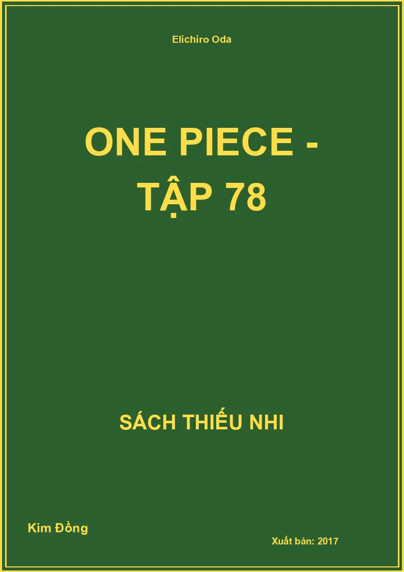 One Piece - tập 78