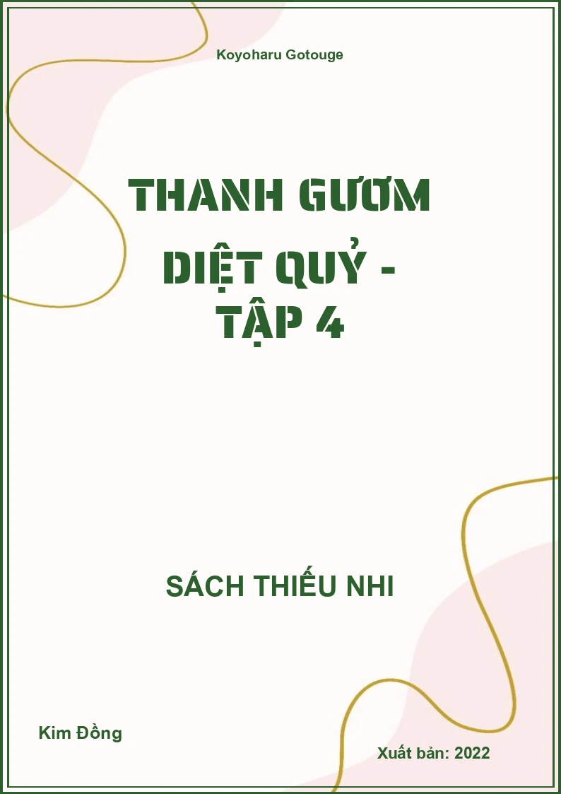 Thanh gươm diệt quỷ - tập 4