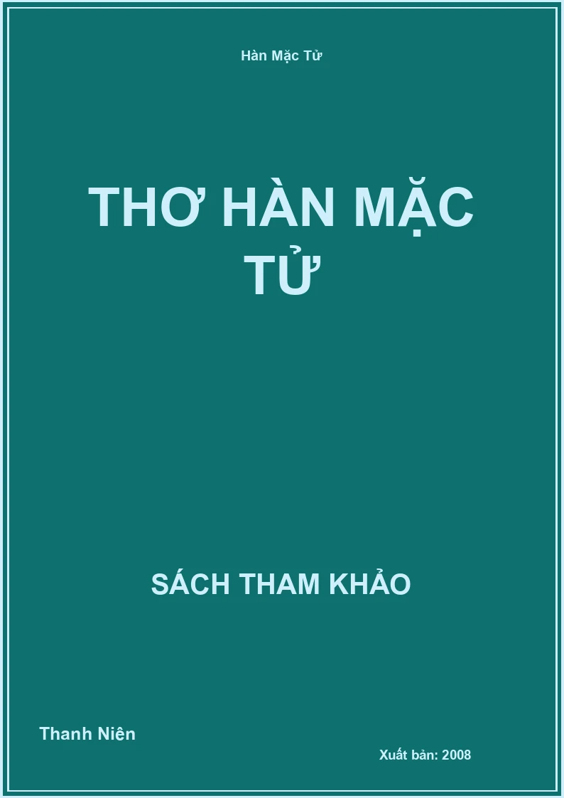 Thơ Hàn Mặc Tử