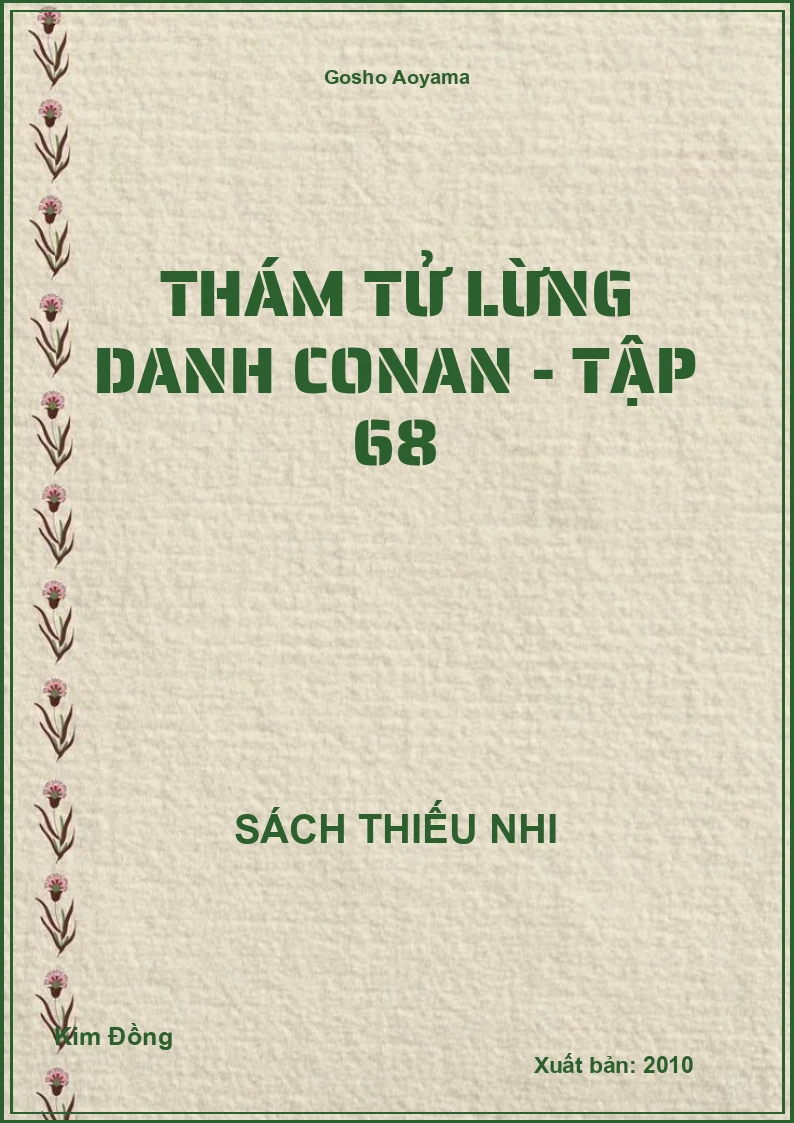 Thám tử lừng danh conan - tập 68