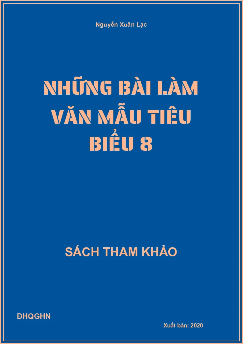 Những bài làm văn mẫu tiêu biểu 8