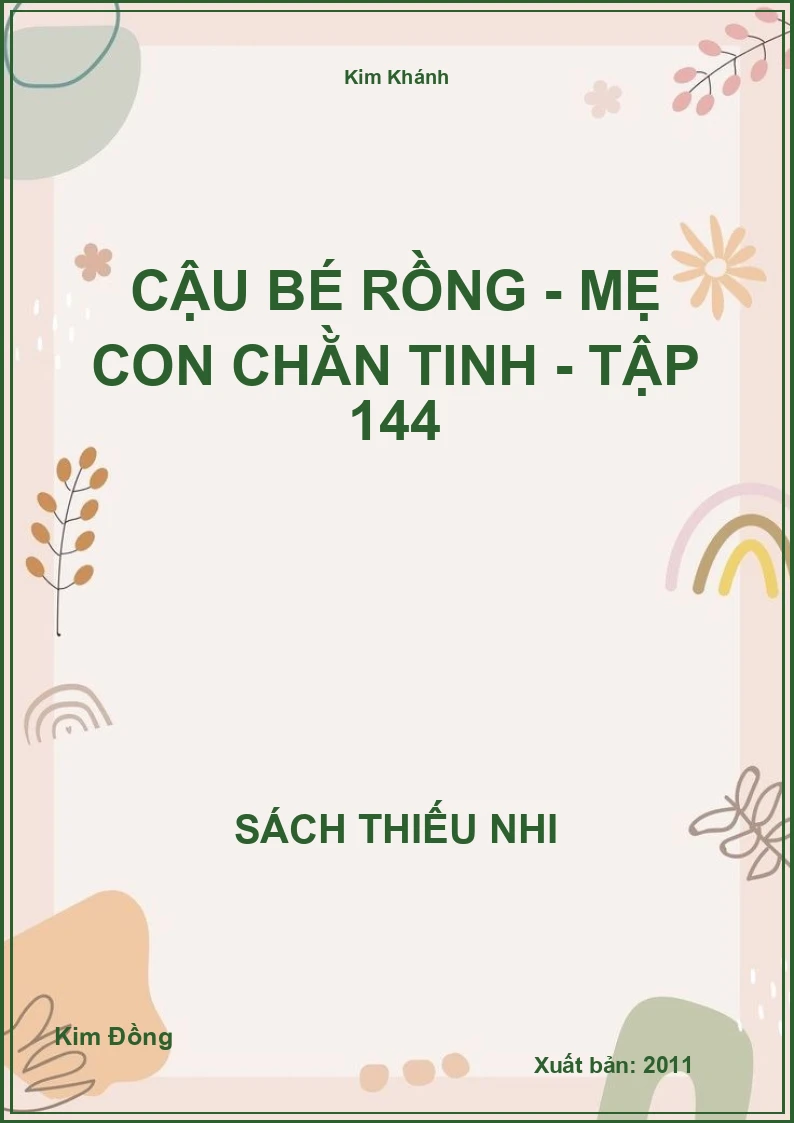 Cậu bé rồng - mẹ con chằn tinh - tập 144