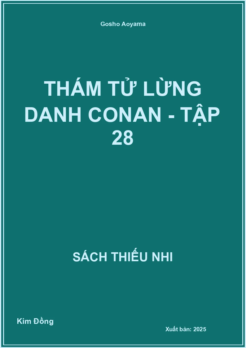 Thám tử lừng danh conan - tập 28