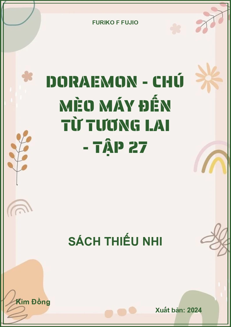 Doraemon - chú mèo máy đến từ tương lai - tập 27