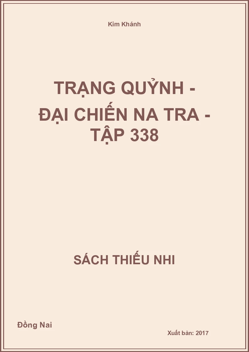 Trạng Quỷnh - Đại chiến na tra - tập 338