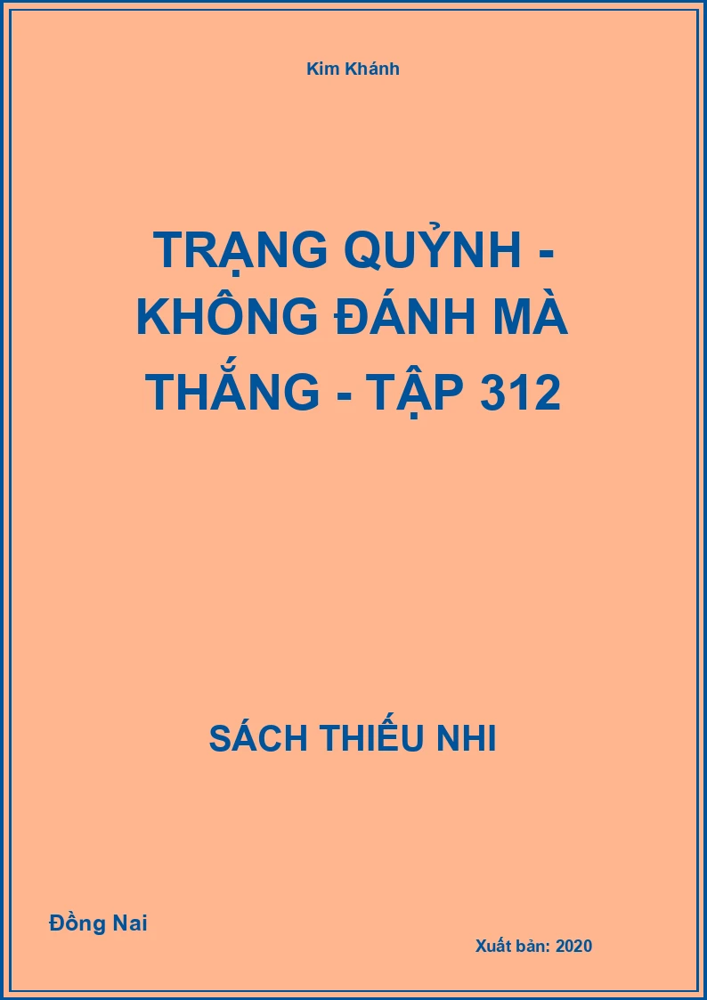 Trạng Quỷnh - không đánh mà thắng - tập 312