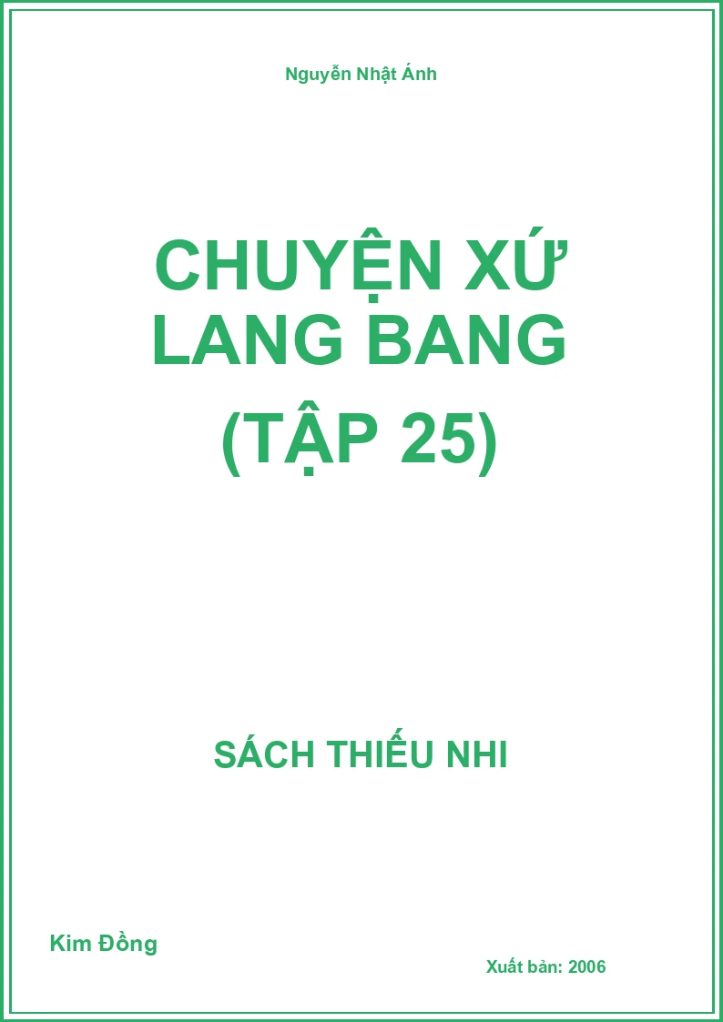 Chuyện Xứ Lang Bang (Tập 25)