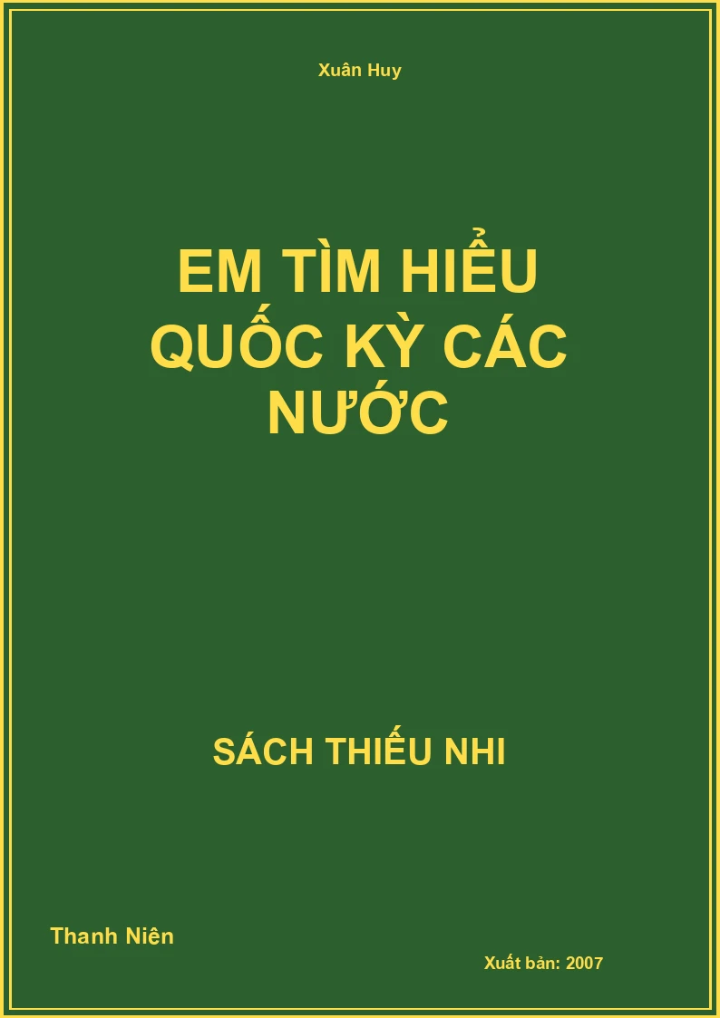 Em Tìm Hiểu Quốc Kỳ Các Nước