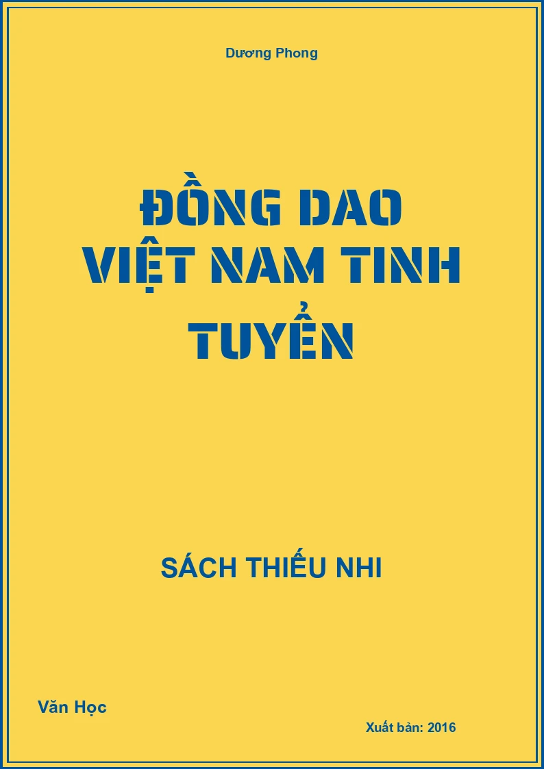 Đồng Dao Việt Nam Tinh Tuyển