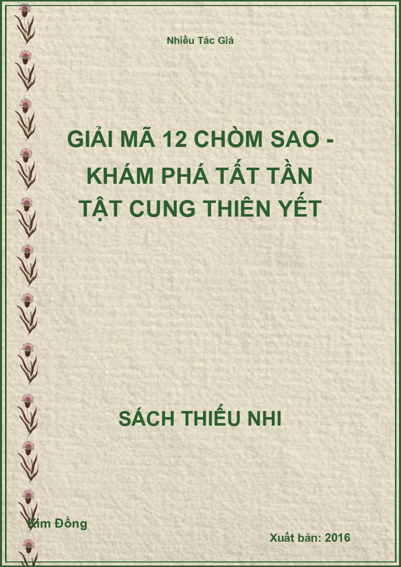 Giải Mã 12 Chòm Sao - Khám Phá Tất Tần Tật Cung Thiên Yết