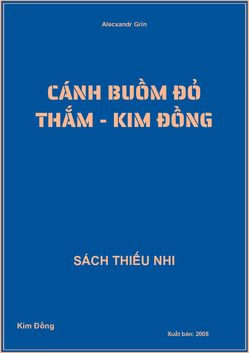 Cánh Buồm Đỏ Thắm - Kim Đồng