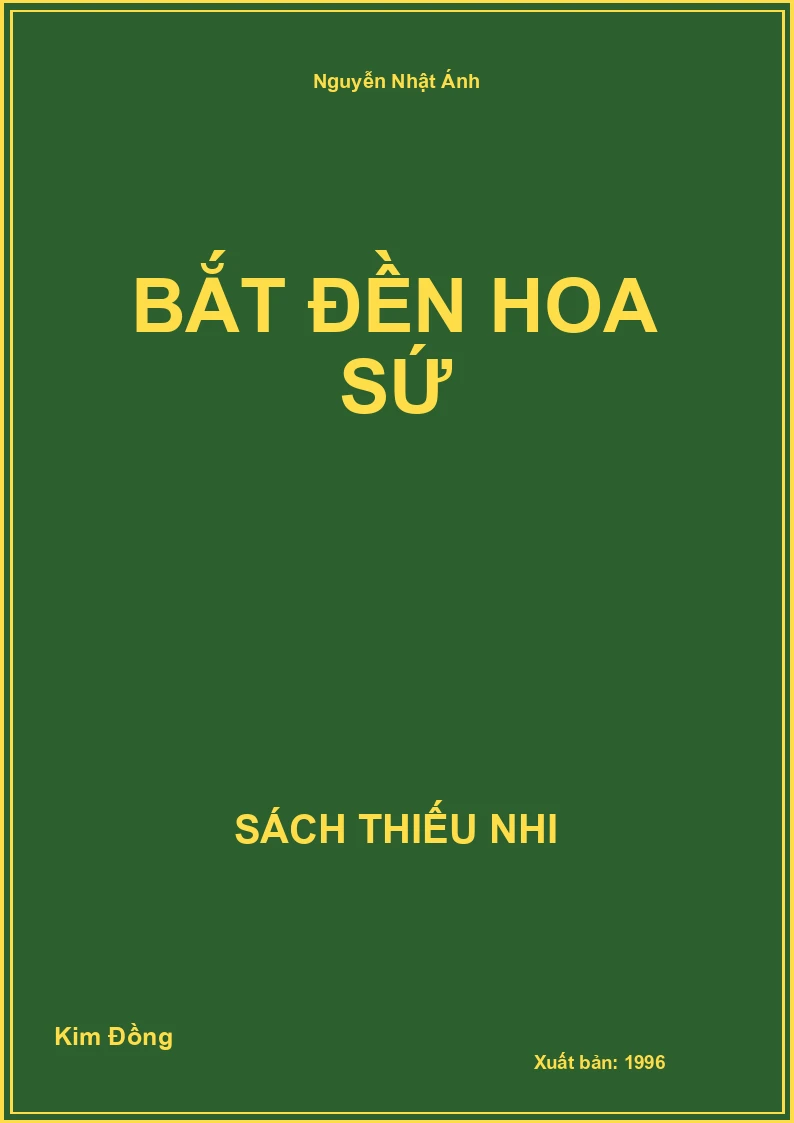 Bắt Đền Hoa Sứ