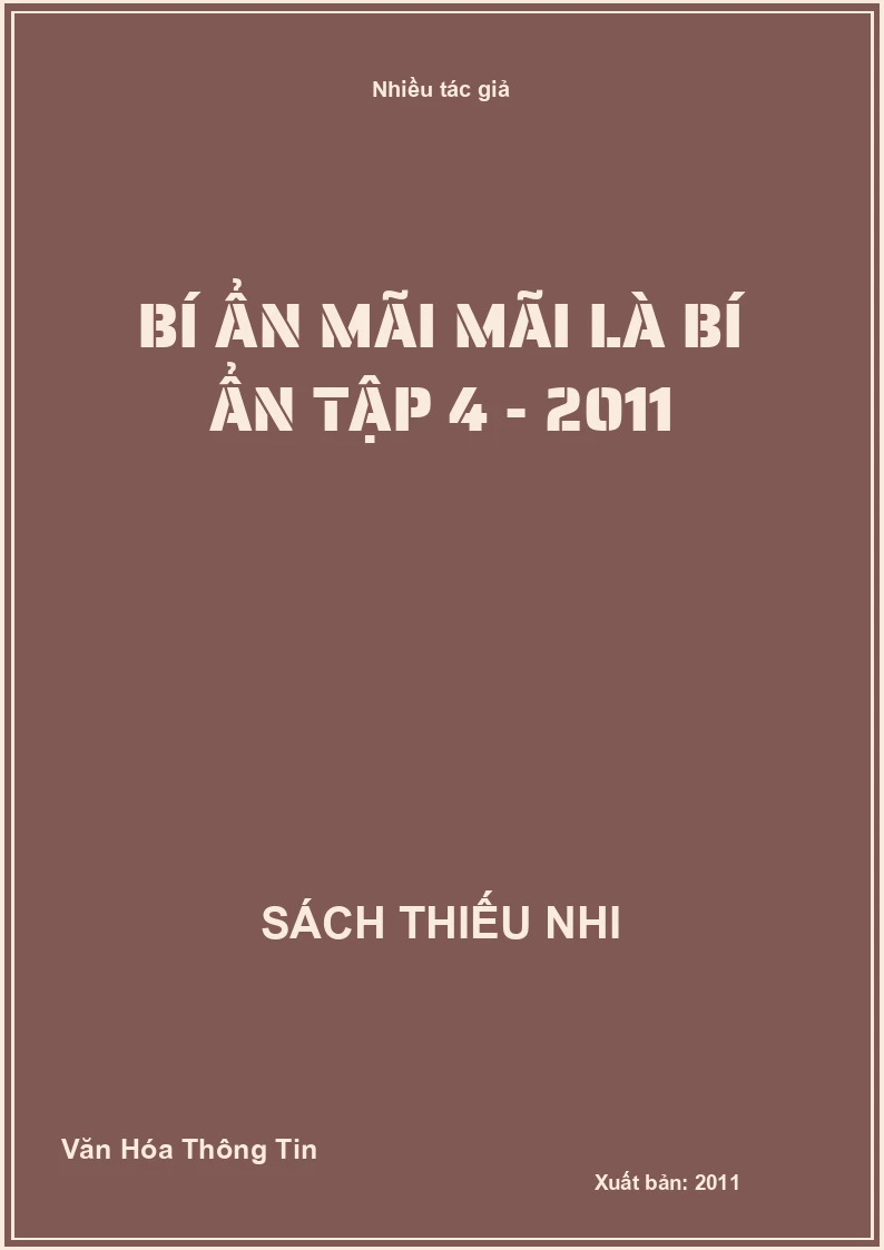 Bí Ẩn Mãi Mãi Là Bí Ẩn Tập 4 (Văn Hóa Thông Tin)