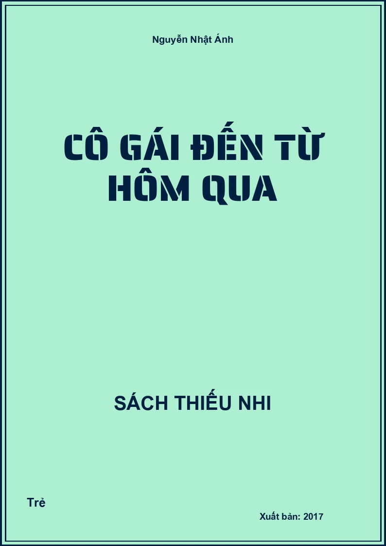 Cô Gái Đến Từ Hôm Qua