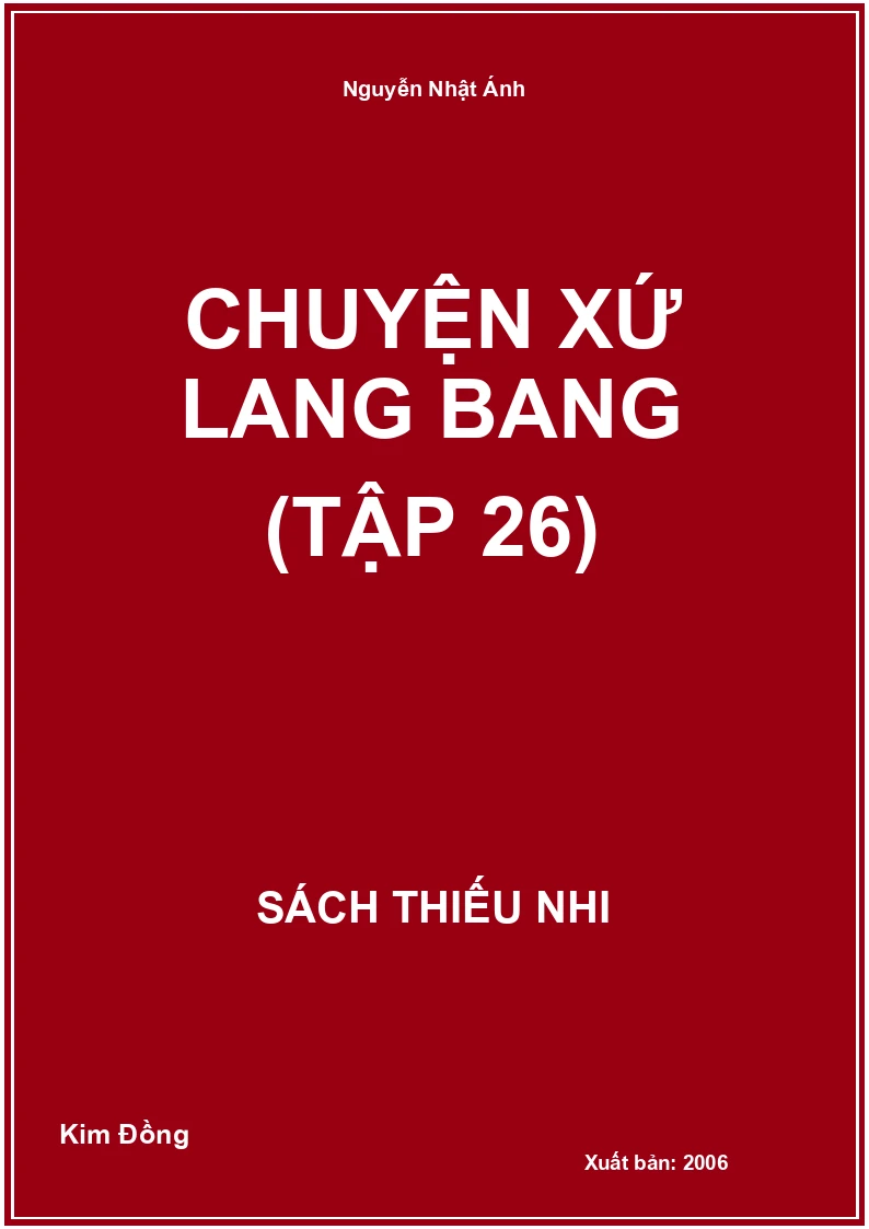 Chuyện Xứ Lang Bang (Tập 26)
