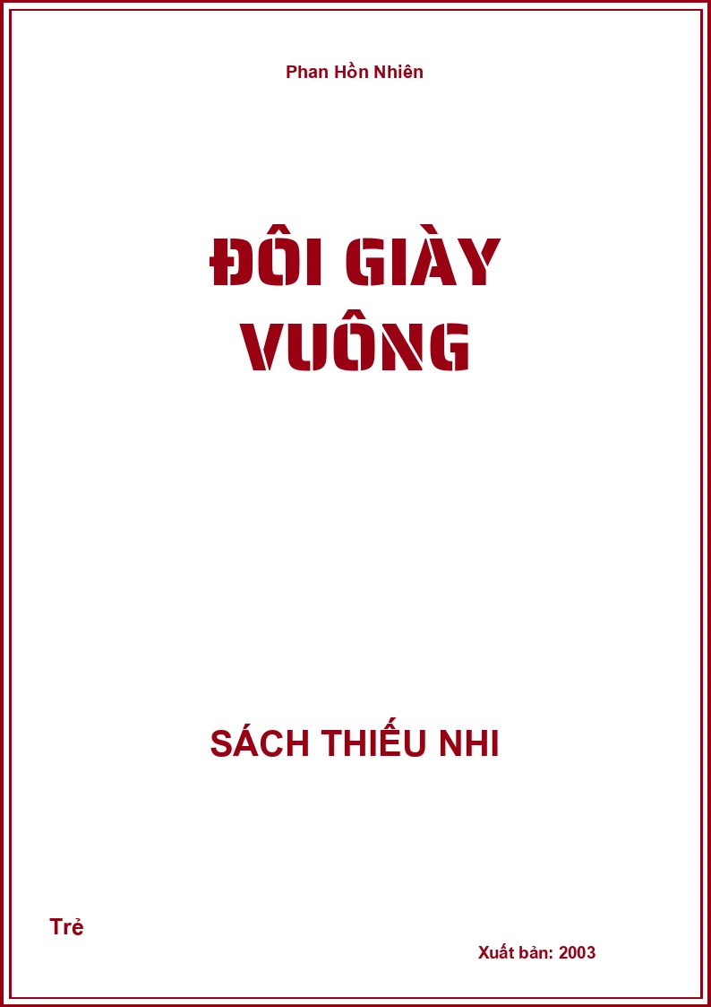 Đôi Giày Vuông