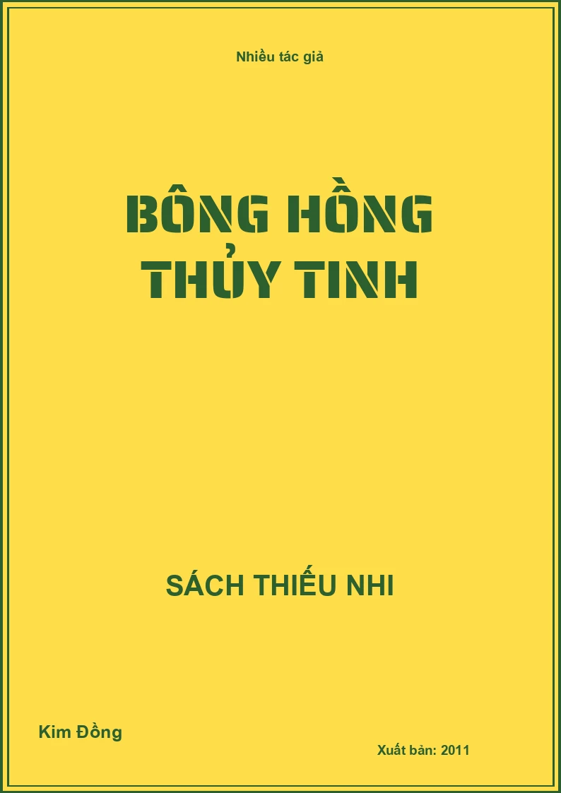 Bông Hồng Thủy Tinh