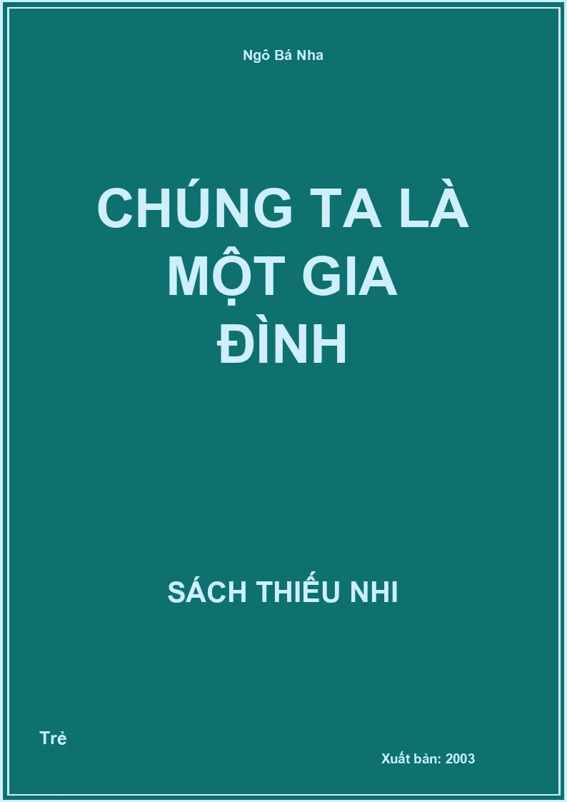 Chúng Ta Là Một Gia Đình