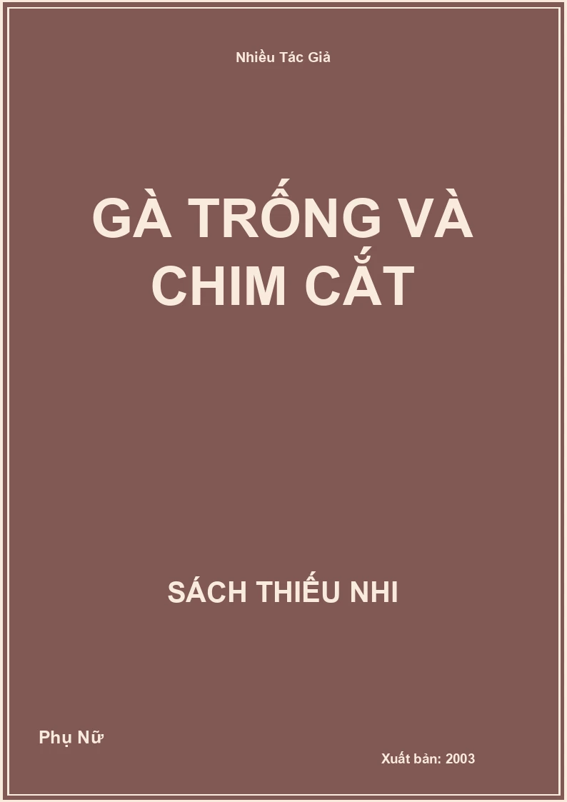 Gà Trống Và Chim Cắt