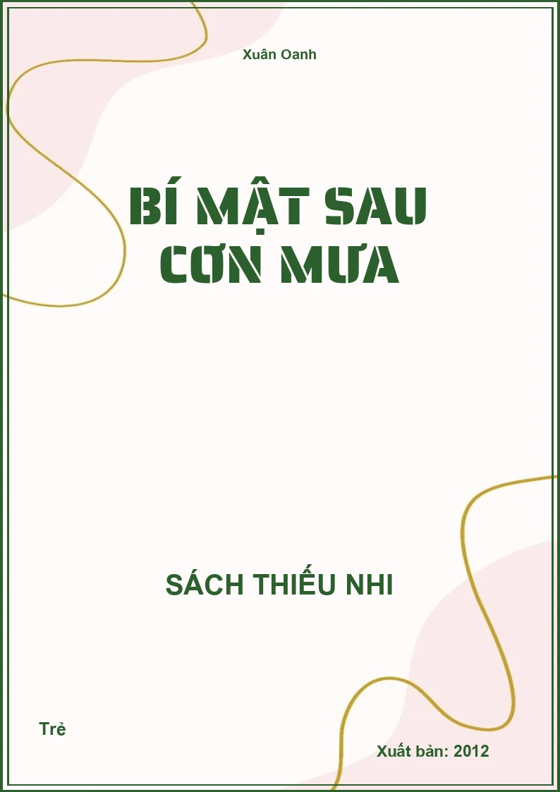 Bí Mật Sau Cơn Mưa