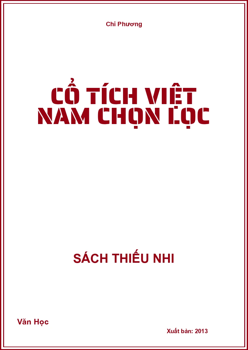 Cổ Tích Việt Nam Chọn Lọc