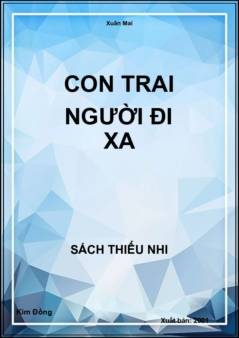 Con Trai Người Đi Xa