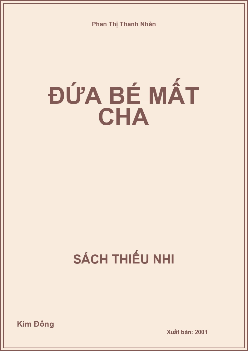 Đứa Bé Mất Cha