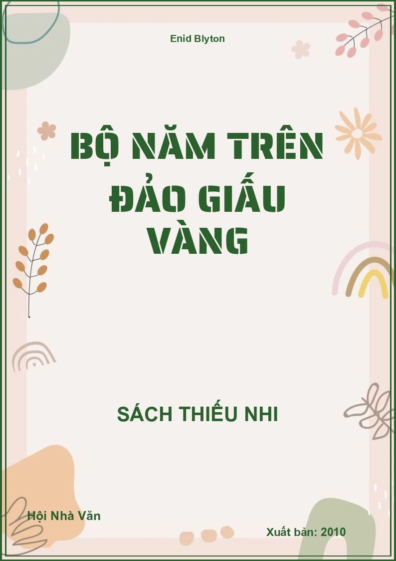 Bộ Năm Trên Đảo Giấu Vàng