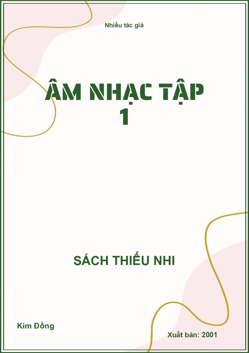 Âm Nhạc Tập 1