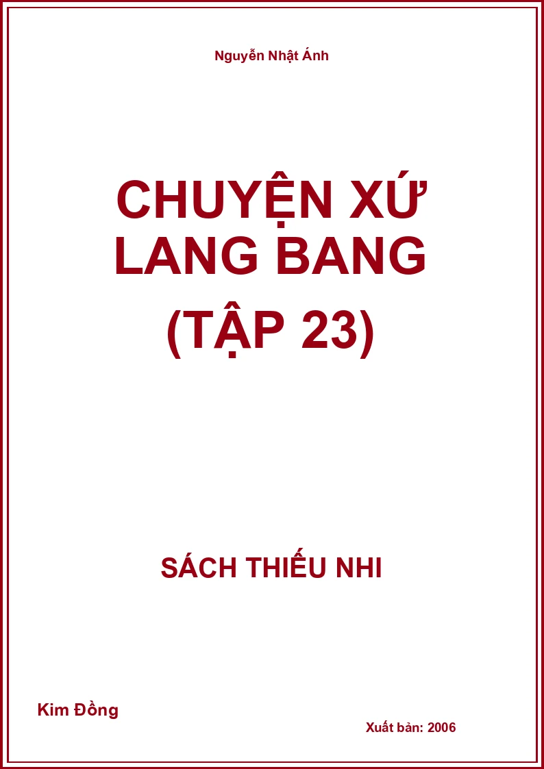 Chuyện Xứ Lang Bang (Tập 23)