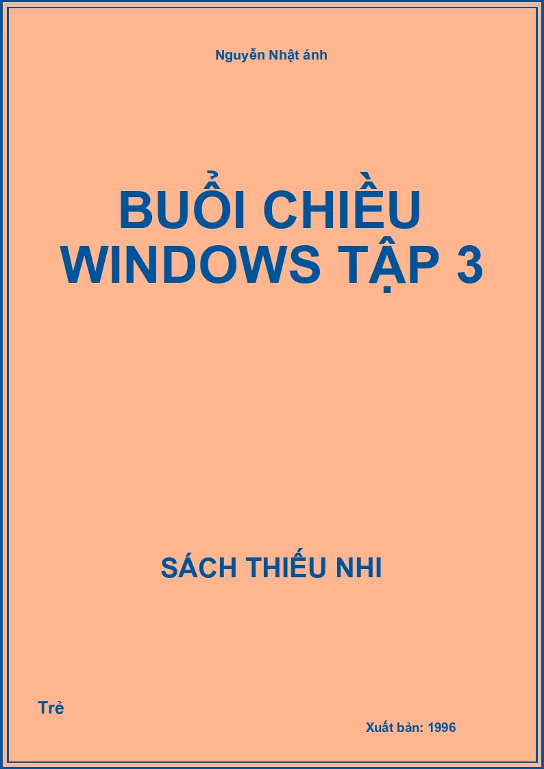 Buổi Chiều Windows Tập 3