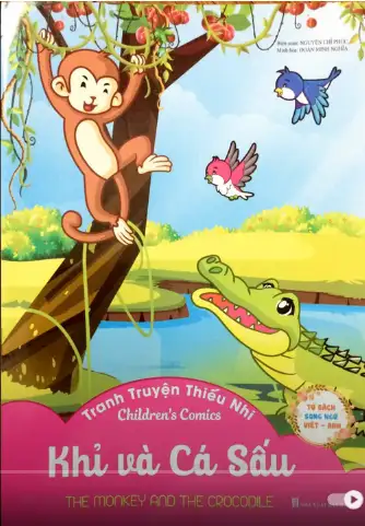 Khỉ Và Cá Sấu- Song Ngữ