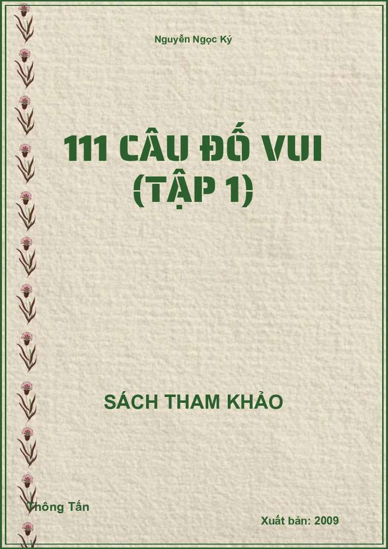 111 Câu Đố Vui (Tập 1)
