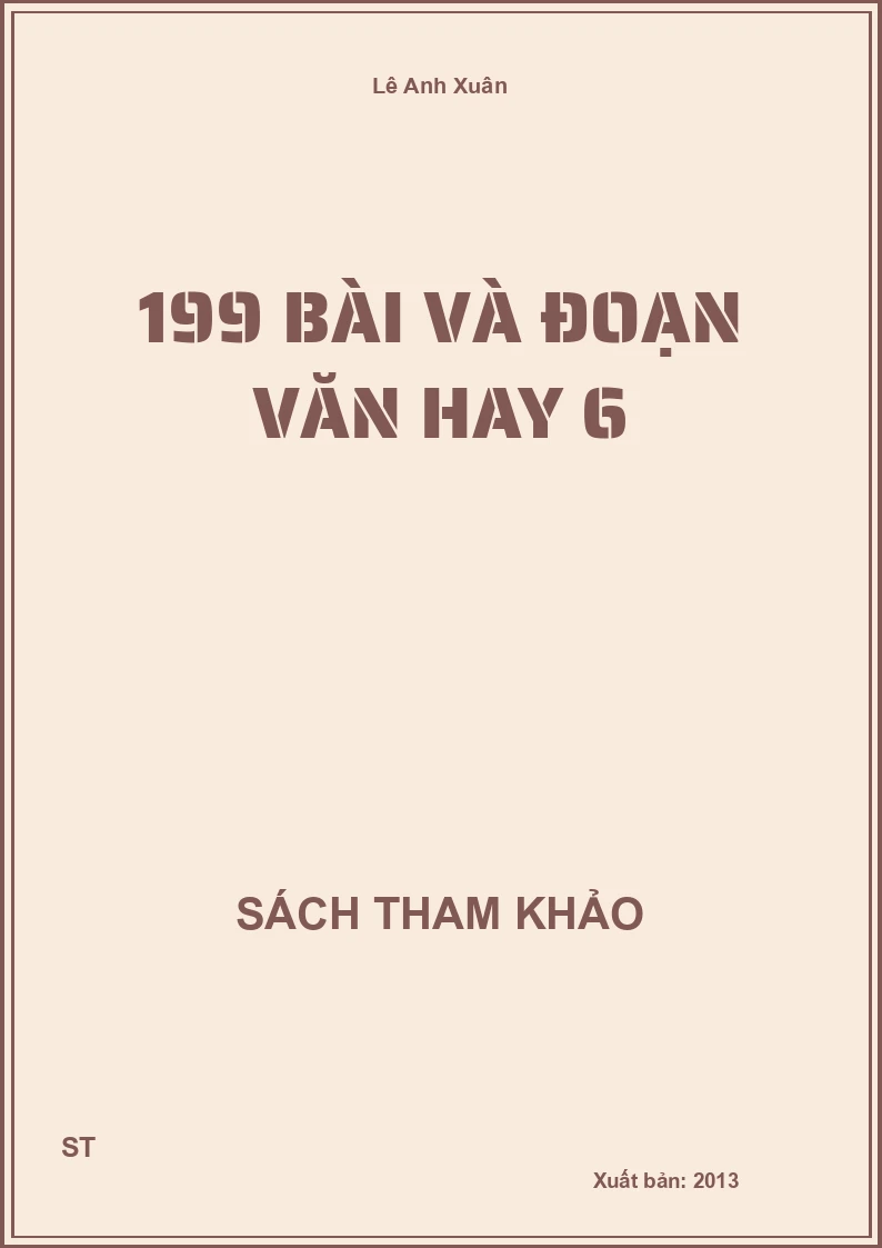 199 Bài Và Đoạn Văn Hay 6