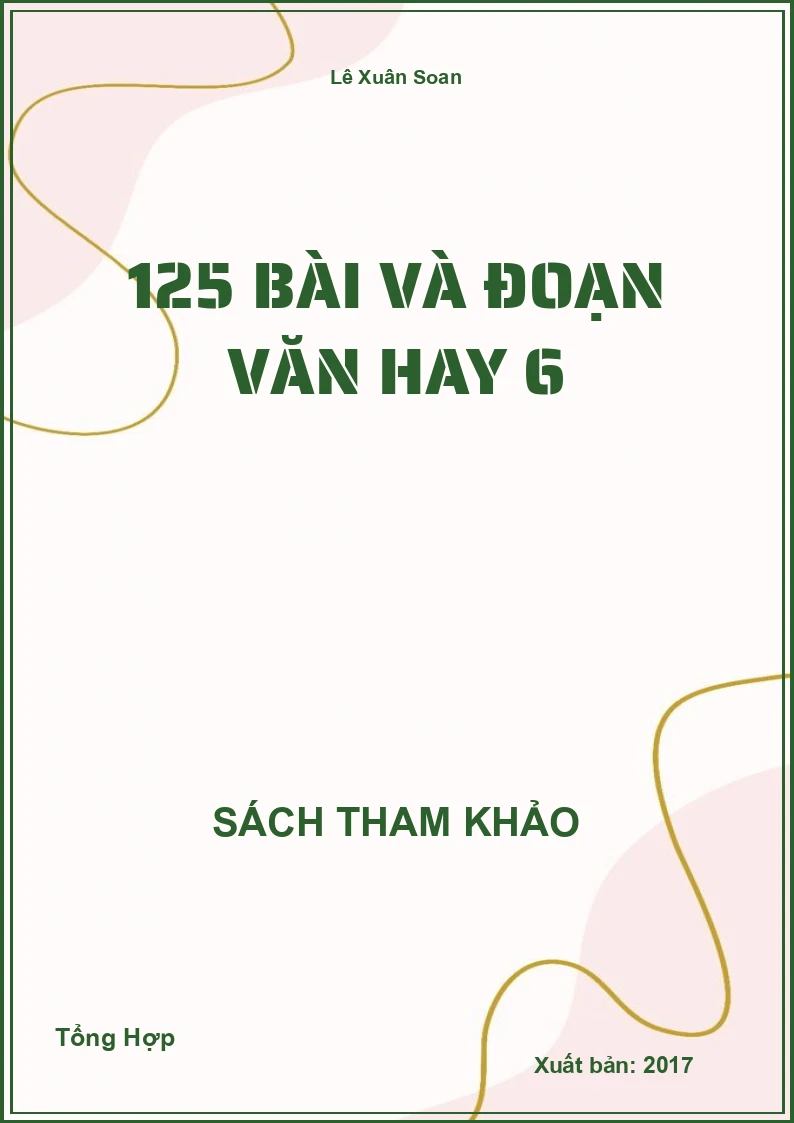 125 Bài Và Đoạn Văn Hay 6