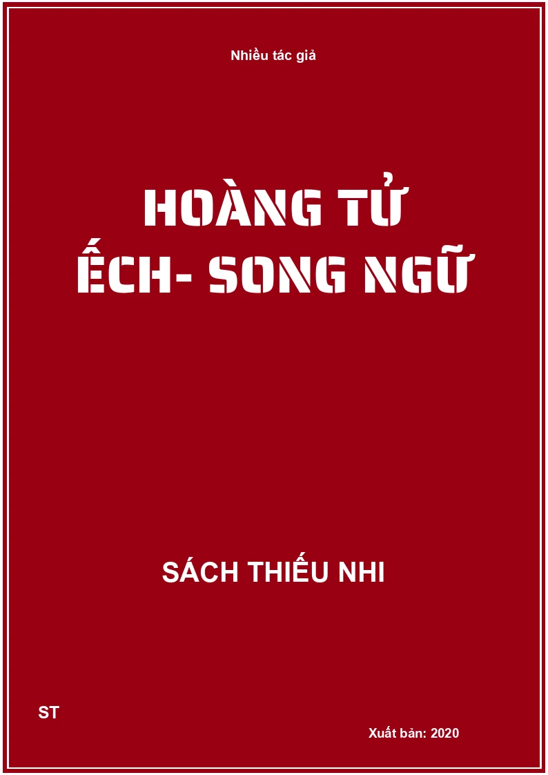 Hoàng Tử Ếch- Song Ngữ
