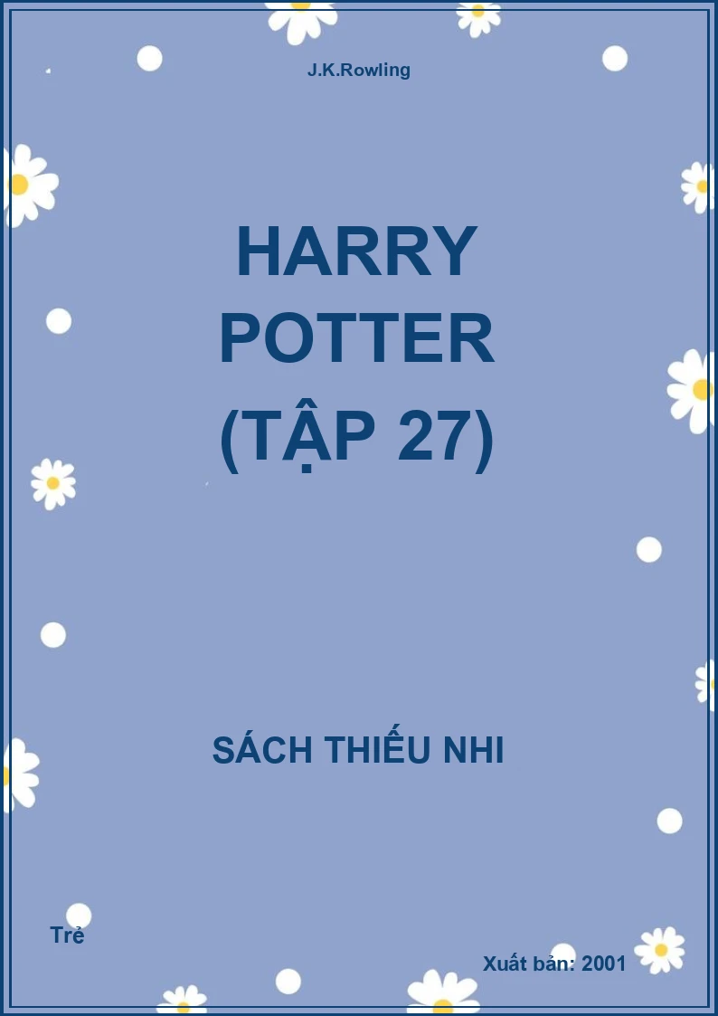 Harry Potter (Tập 27)