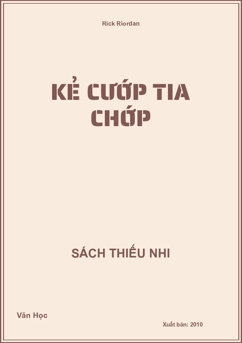 Kẻ Cướp Tia Chớp