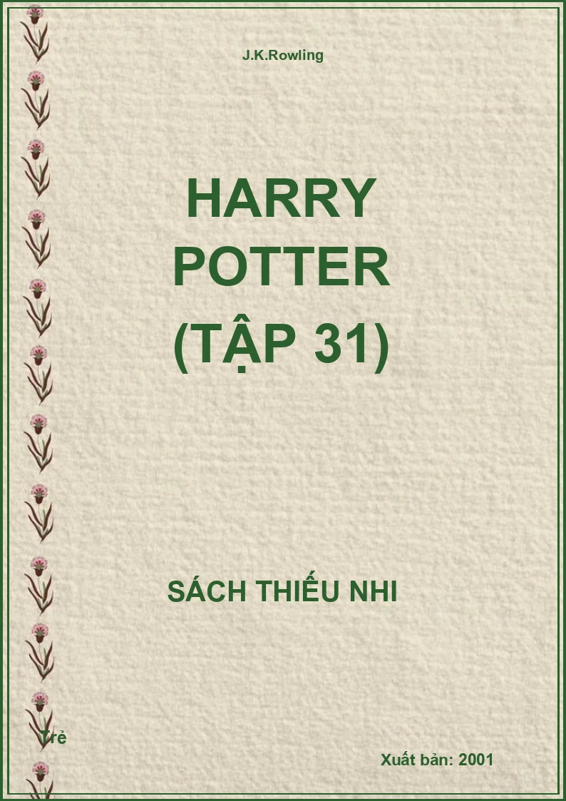 Harry Potter (Tập 31)