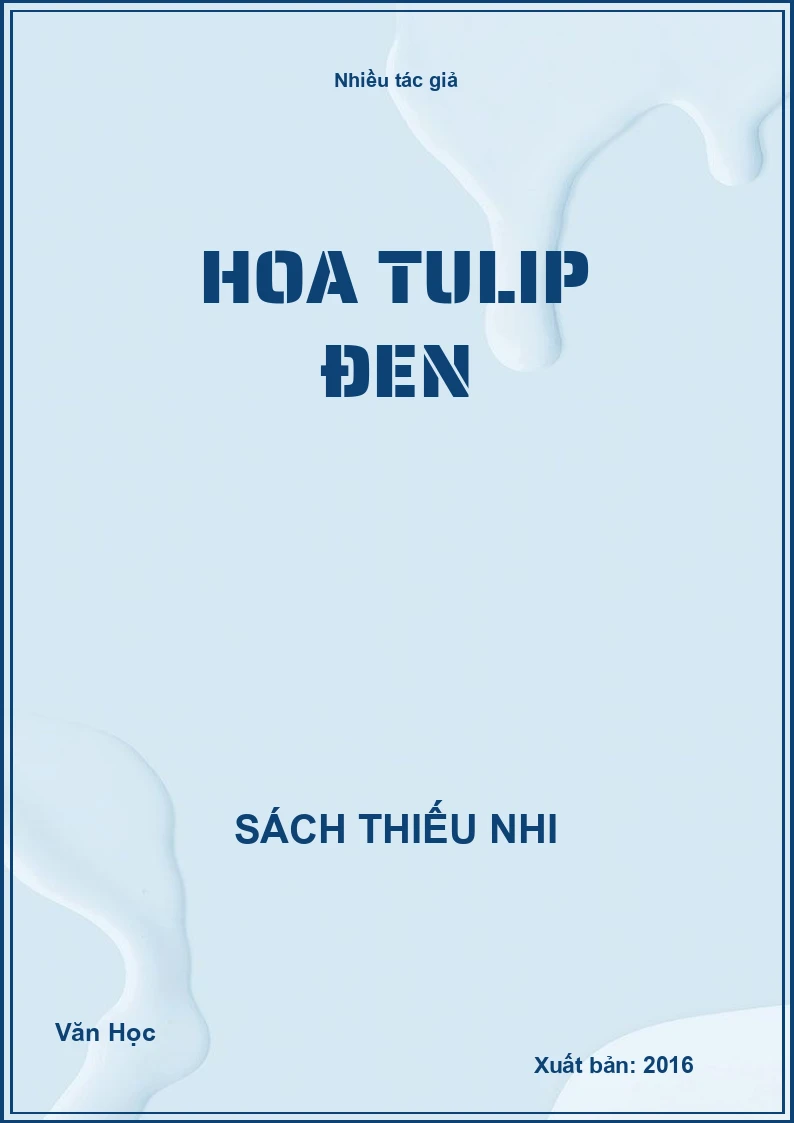 Hoa Tulip Đen